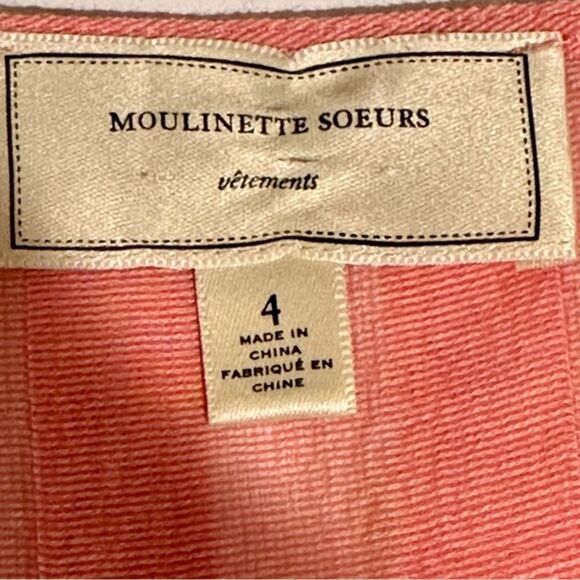 Anthropologie Moulinette Soeurs Silk Cotton Blend Blouse - Picture 4 of 5